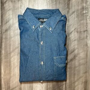 Canyon Guide Outfitters Denim Long Sleeve Button Down - XL